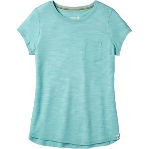 Smartwool Womens blue t-shirt size medium